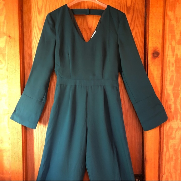 NWT J.O.A. Green Jumpsuit S - Picture 6 of 14